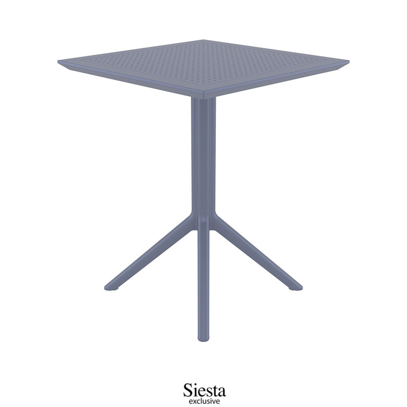SIESTA 프리미엄 접이식 카페 테이블(사각) sky-SQ-f - 폴딩,카페,호텔,정원,라운지,유럽CATAS인증,씨에스타,시에스타