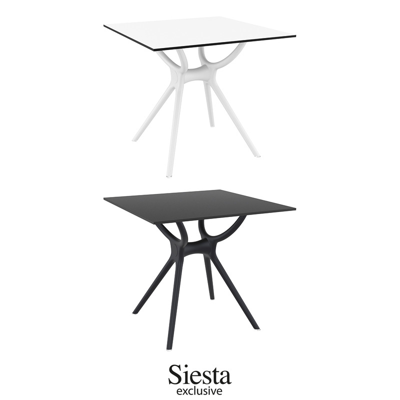 SIESTA 프리미엄 식탁 테이블 Air80 - 고급식당,카페,호텔,정원,라운지,유럽CATAS인증,씨에스타,시에스타